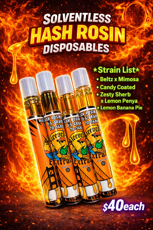 Capt-Js Solventless Hash Rosin Disposable!