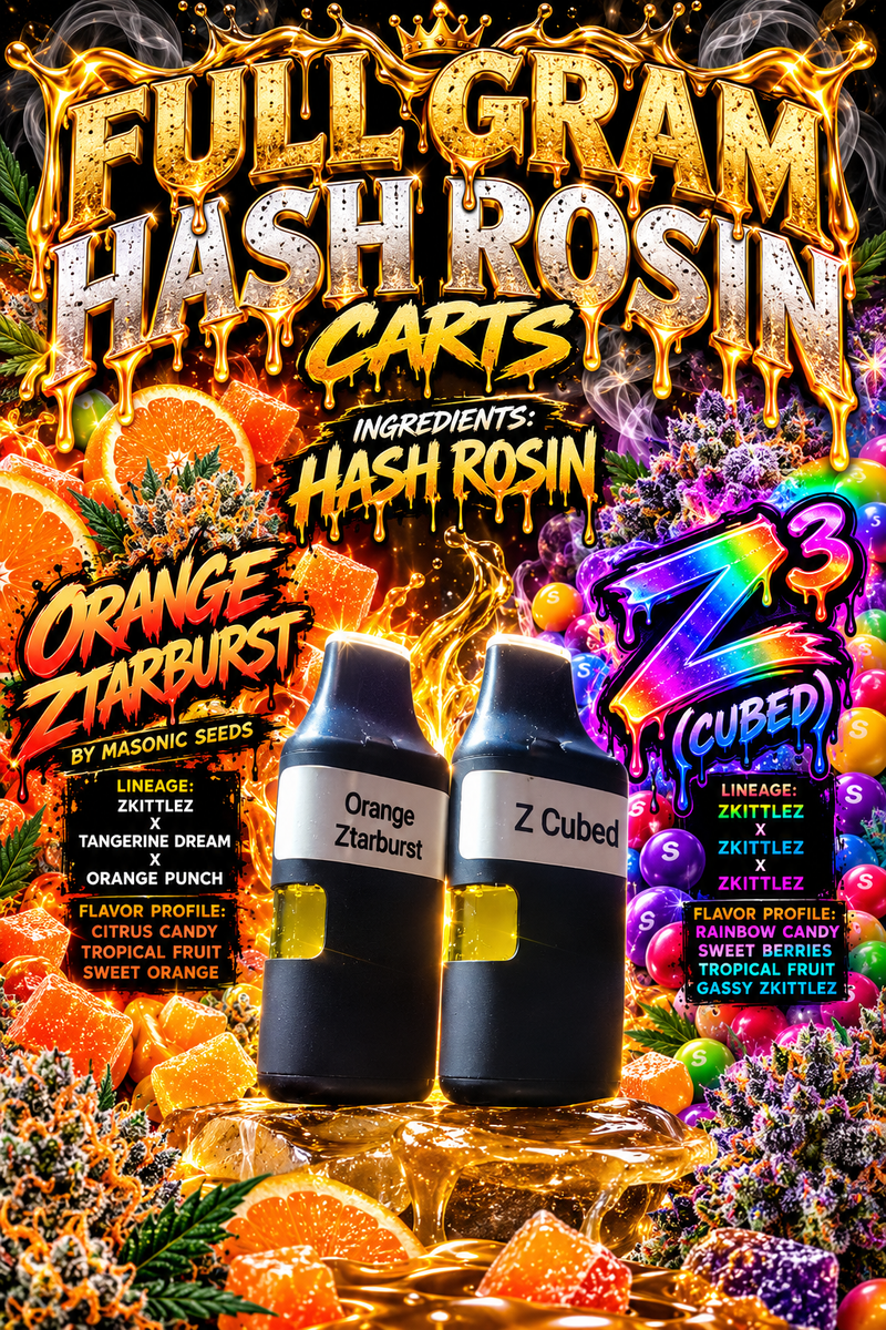 Full Gram Hash Rosin Disposable
